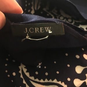Jcrew scarf like new 27 inches square blue